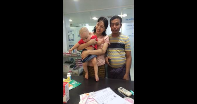 Visit of our BFC baby's family to us