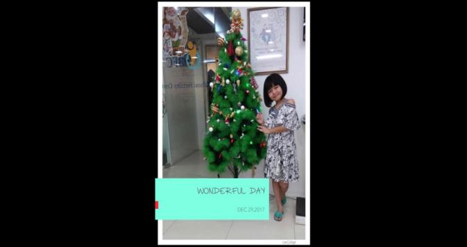 Visit of lovely baby